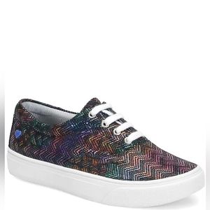 Nursemates Fleet Align Rainbow Chevron Sneaker 9M